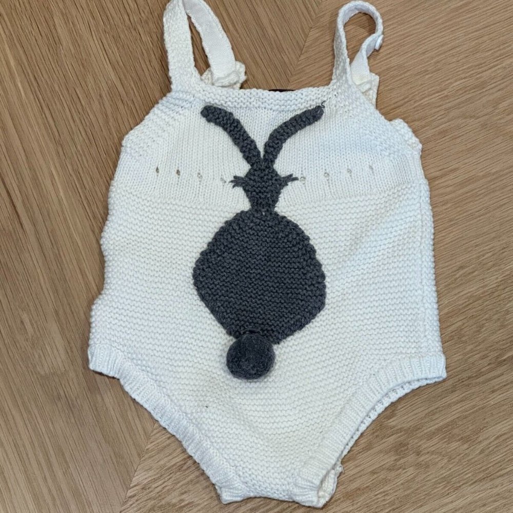 Stella Mccartney Bunny Romper, Size 6 months